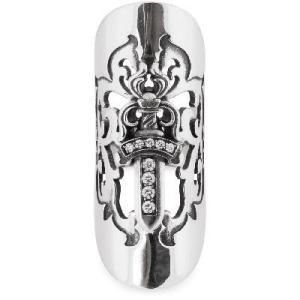 CHROME HEARTS（クロムハーツ） CLASSIC OVAL STAR RING 22K PAVE