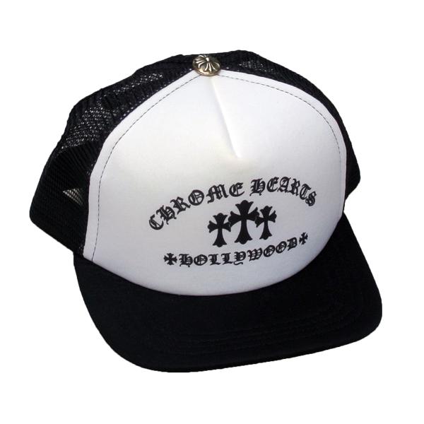 CHROME HEARTS TRUCKER CAP　BLACK/WHITE　クロムハーツ　トラッカー...