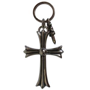 CHROME HEARTS LARGE CROSS  KEY RING  クロムハーツ　ラージクロス　キーリング｜skytrek