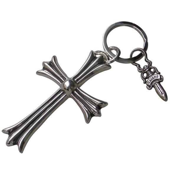 CHROME HEARTS LARGE CROSS  KEY RING  クロムハーツ　ラージクロス...