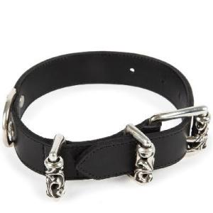 CHROME HEARTS PLAY DEAD DOG COLLAR ROLLER BUCKLE CLOSURE  クロムハーツ　PLAY DEAD　犬用　首輪　ローラーバックル｜skytrek