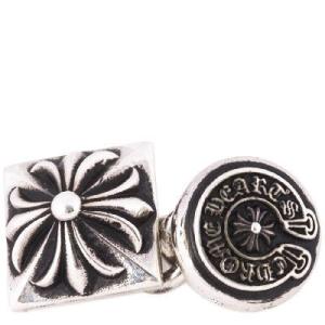 CHROME HEARTS  PYRAMID STUD CUFFLINKS  クロムハーツ　ピラミッドスタッズ　カフリンクス　シルバー｜skytrek