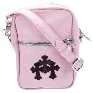 CHROME HEARTS TAKA SHOULDER BAG PINK クロムハーツ　ショルダーバッグ タカ レザー クロスパッチ　ピンク