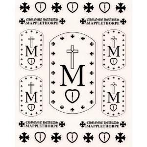 CHROME HEARTS STICKERS MAPPLETHORPE クロムハーツ　ステッカー　