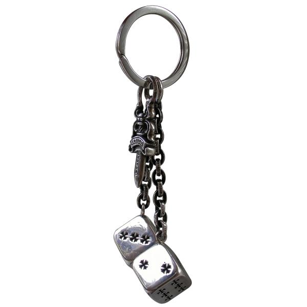 CHROME HEARTS DICE KEY RING クロムハーツ　サイコロ　キーリング　ダガー