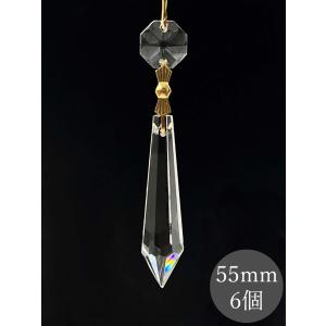 しずく型 38mm 透明 8個 クリスタルガラス サンキャッチャー