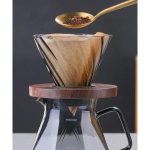 コーヒードリッパー コーヒーサーバーセット 木...の詳細画像5