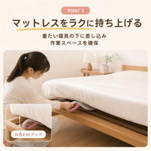 シーツ交換補助 ベッドメイキング補助 マットレ...の詳細画像2