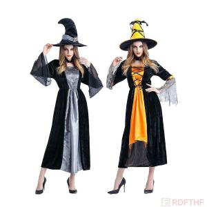 ハロウィン 魔女 コスプレ レディース 大人用...の詳細画像1