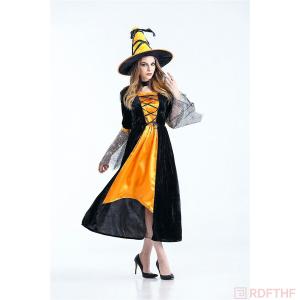 ハロウィン 魔女 コスプレ レディース 大人用...の詳細画像2