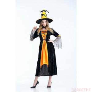 ハロウィン 魔女 コスプレ レディース 大人用...の詳細画像4