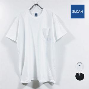 GILDAN ギルダン 6.0オンス ウルトラコットン ポケット Tシャツ 半袖 無地 メンズ｜slabystudio-g
