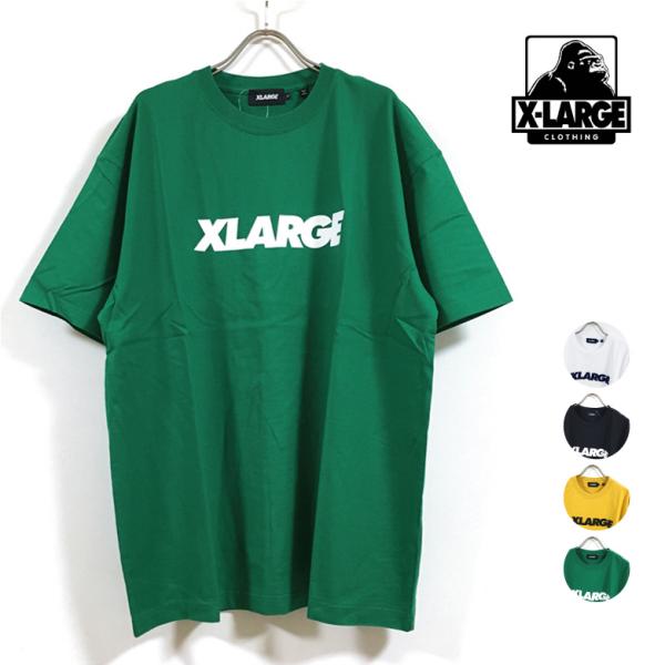 XLARGE エクストララージ STANDARD LOGO 半袖 Tシャツ メンズ 送料無料