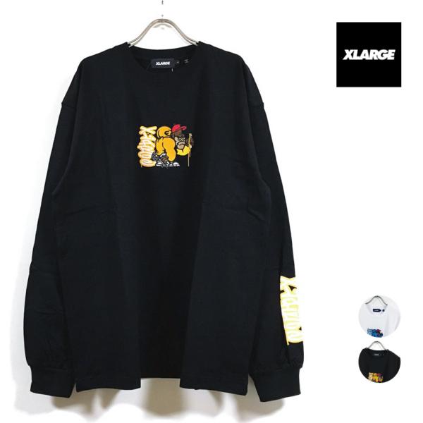 XLARGE エクストララージ TAGGER GORILLA 長袖 Tシャツ メンズ 送料無料