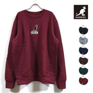 KANGOL カンゴール CLASSIC LOGO EMBROIDERY COLLECTION CREWNECK スウェット 裏起毛 K96215 メンズ 送料無料｜slabystudio-g