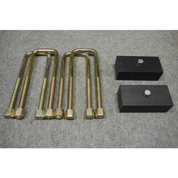 リヤ 1.5インチ リフトアップブロック＆角ボルト(230mm) kit 4WD 4X4