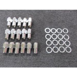 クレーガー 6J 15インチ 4本 ナット&ワッシャー付 CRAGAR(クレーガー)S/S ホイール用 クロームナット&ワッシャー