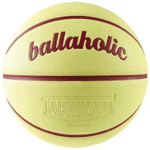 Ballaholic×TACHIKARA Playground Basketball(ボーラホリック タチカラ プレイグラウンド バスケットボール)　カスタード/ワイン 7号球