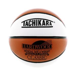 【セール】TACHIKARA Hardwood Classic Basketball(タチカラ　ハードウッド クラシック　バスケットボール)　オレンジ/白/黒/5号球