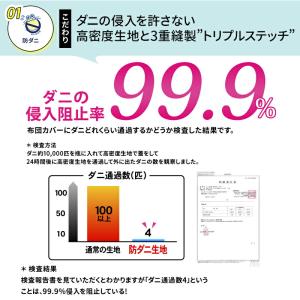 アレルガード nano プラチナ コットン 綿...の詳細画像3