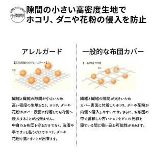 こたつ布団カバー 防ダニ アレルガード 掛け布...の詳細画像4