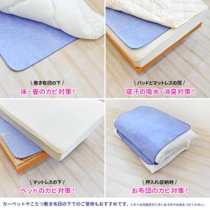 除湿シート 洗える シングル セミダブル 6サ...の詳細画像2