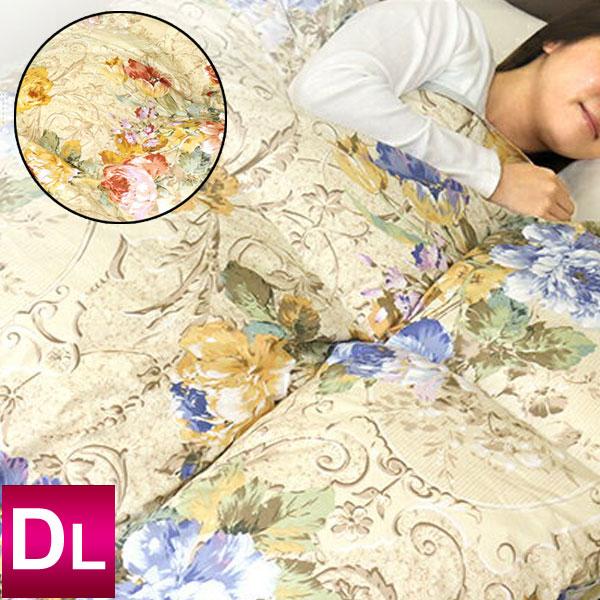 羽毛布団 ハンガリー産 増量1.7kg 日本製 ニューゴールドラベル ダブルロング 190×210c...