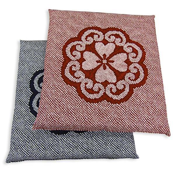 お買得即納最安値に挑戦  日本製ウレタン座布団（紋章柄）銘仙判（55×59ｃｍ）