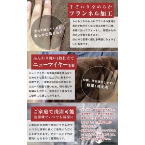 毛布 西川 送料無料 フランネルニューマイヤー...の詳細画像1