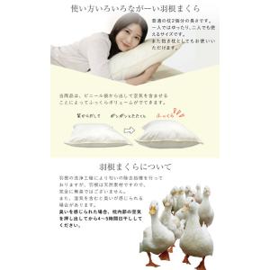 枕 送料無料 43×120cm ロング羽根枕 ...の詳細画像4