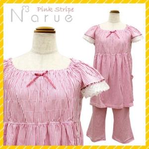 ナルエー パジャマ ピンクストライプ 12-42424 Mサイズ