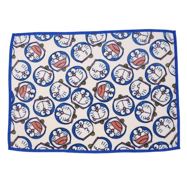 ハーフケット フェイシーズ ドラえもん 140×100cm アイム ドラえもん かわいい ハーフ毛布...