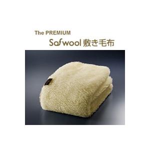 ディーブレス　The PREMIUM Sofwool（ソフール）敷き毛布　 クイーン160×205c...