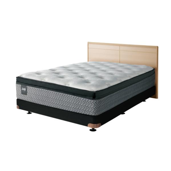 アスペン2 ベッドフレーム DC(ダブルクッション 脚タイプ) ナチュラル ダークブラウン ダブルワ...