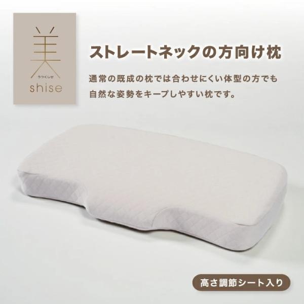 東京西川 ストレートネックの方向け枕 美shise 西川 うつくしせ ストレートネック枕 ストレート...
