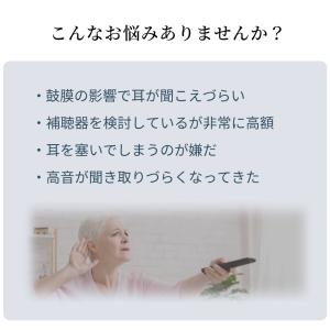 【最大10%OFFクーポン配布中】集音器 骨伝...の詳細画像3