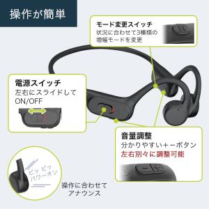 【最大10%OFFクーポン配布中】集音器 骨伝...の詳細画像5