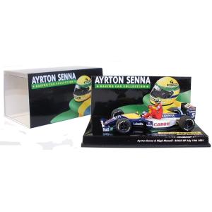 1/43　ミニチャンプス MINICHAMPS アイルトンセナ＆ナイジェルマンセル　Ｂｒｉｔｉｓｈ　...