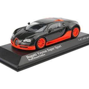 PMA 1/43 Bugatti Veyron Sport 2010 Carbon/Orange World Record Edition 完成品｜sleepy-baby