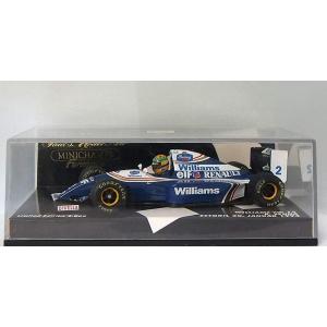 【絶版】ミニチャンプス 1/43 ウイリアムズ FW15 エストリル A.セナ 1994 リミットエ...