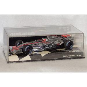 1/43 PMA ミニチャンプス F1 McLAREN MERCEDES MP4-21 G.PAFFETT TEST DRIVER 2006 マクラーレン メルセデス ゲイリー・パフェット minichamps 530064344