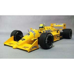 ミニチャンプス 【タバコ仕様】1/18 ロータス・ホンダ 99T アイルトン・セナ 【キャメル】 1...