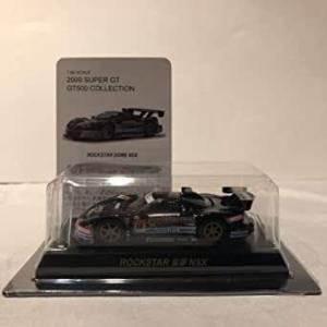 京商 1/64 2009 SUPER GT ROCKSTAR 童夢 NSX 18 道上龍 X JAPAN スーパーGT HONDA NA2 黒色 ブラック ミニカー モデルカー