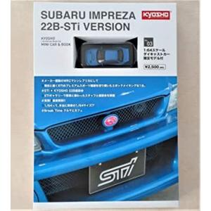 京商 1/64 スバル インプレッサ 22B STI バージョン ミニカー ブック SUBARU I...