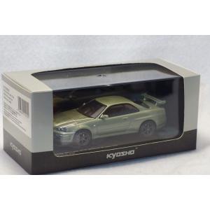 1/43 京商 KYOSHO No.03382MJ ニッサン スカイライン NISSAN SKYLINE GT-R (BNR34) M-spec Nur (Millennium Jade) 454856511553｜sleepy-baby