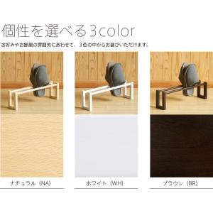 日本製 「木製スリッパラック【1段】」 スリッ...の詳細画像2