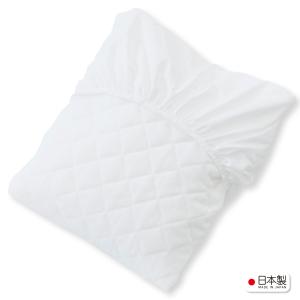 sandesica（サンデシカ）「トリプルフィットシーツ（ホワイト）」　日本製 フィッティングシーツ ボックス 敷布団 防水シーツ パッド 出産準備 ベビーふとん｜スリーピー Yahoo!店