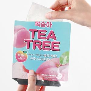 [HTB] ティーツリーボンボンシートマスク/23ml TEATREE BONGBONG SHEET MASK ティーツリー配合 敏感肌に！