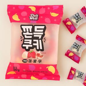 DeliWeli] もちもちクッキー クッキー&クリーム / 55g マシュマロ