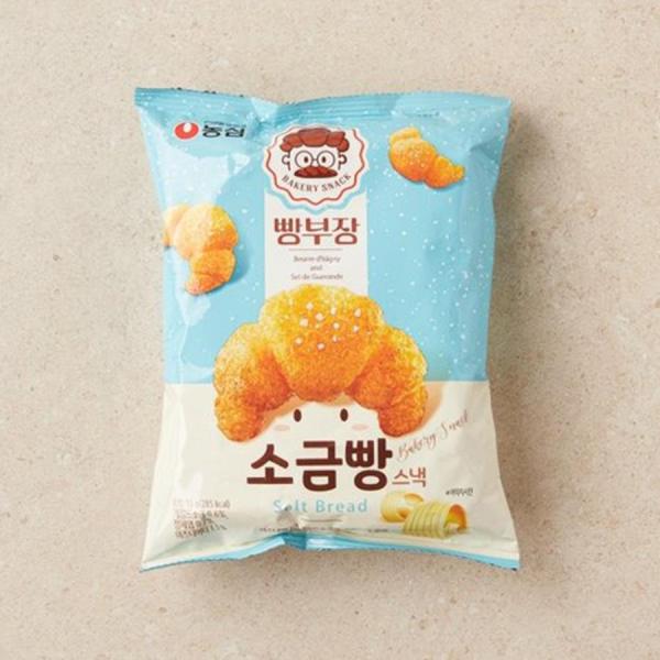 [農心] パン部長の塩パン / 55g ベーカリースナック 塩味 韓国お菓子